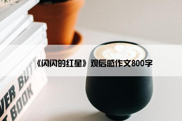 《闪闪的红星》观后感作文800字